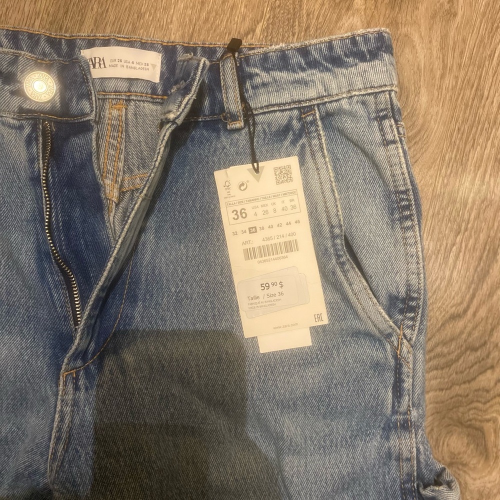 Zara baggy cargo jeans